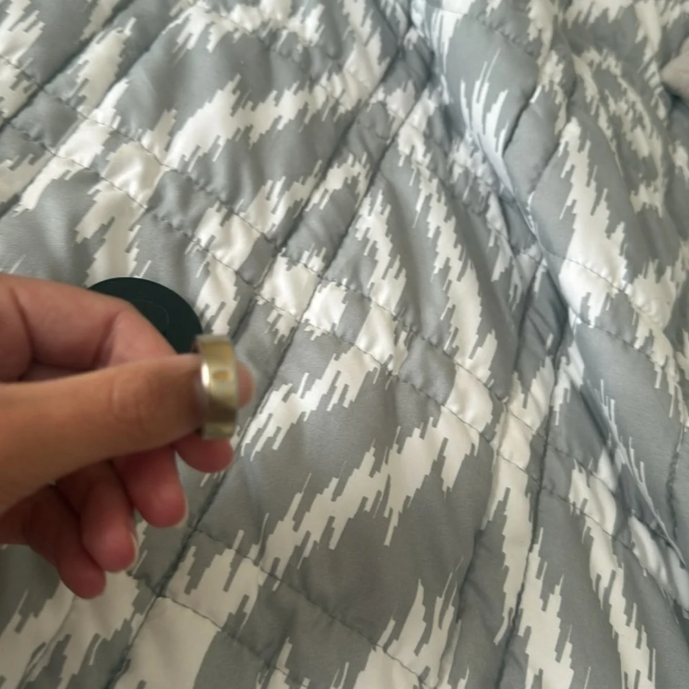 Oura Ring in Black with Gold Trim